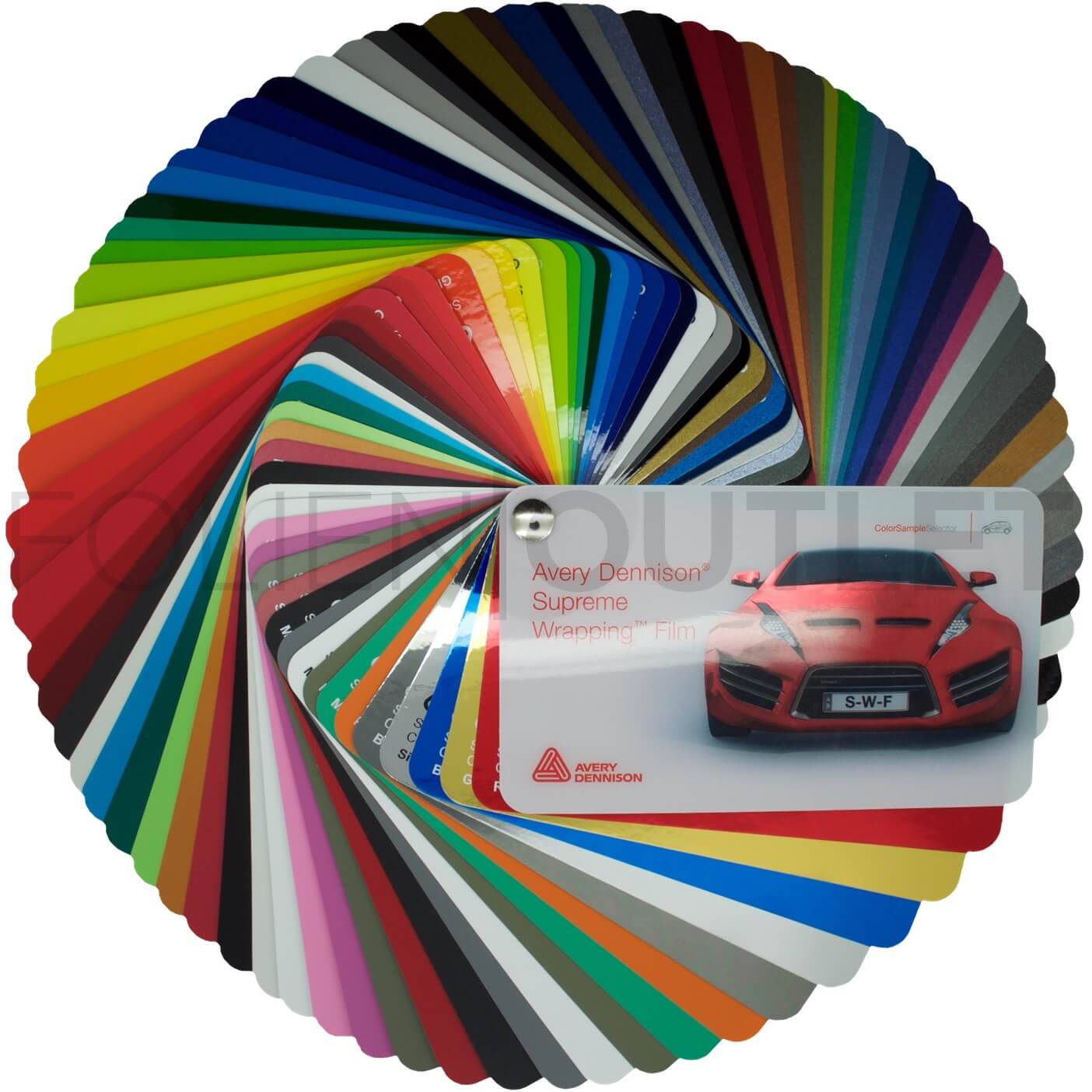 Avery Supreme Wrapping Film Color Sample Selector | FolienOutlet
