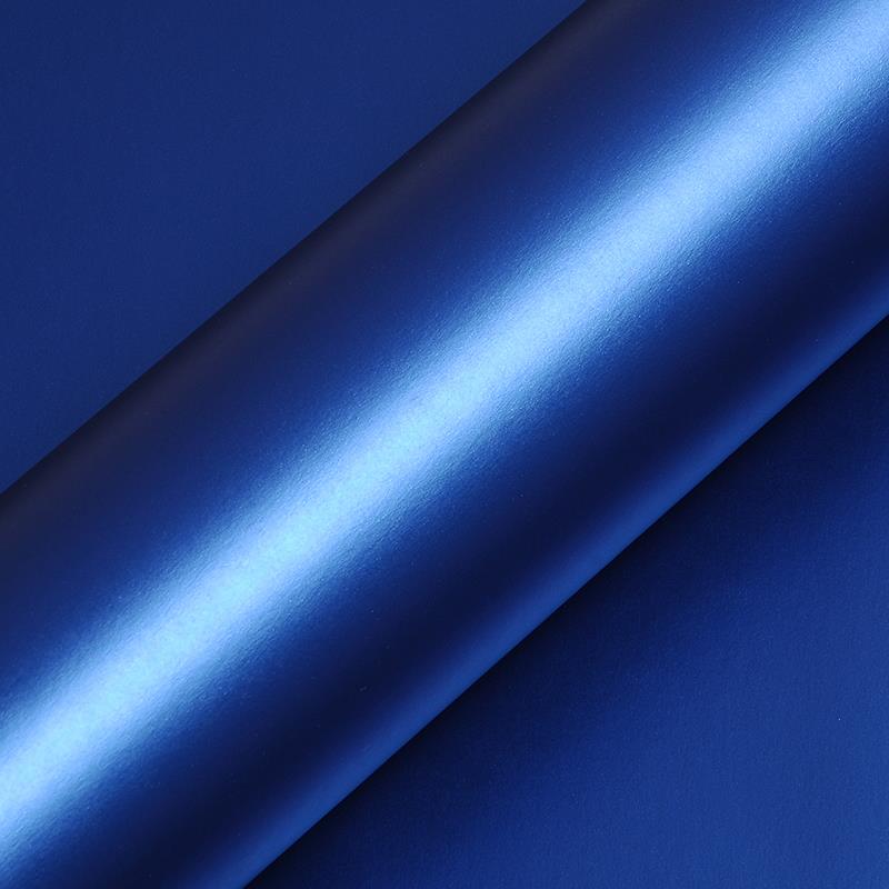 3D Chrom Matt OCEAN BLUE Metallic mit Luftkanälen ,Car Wrapping, Folie, Blau