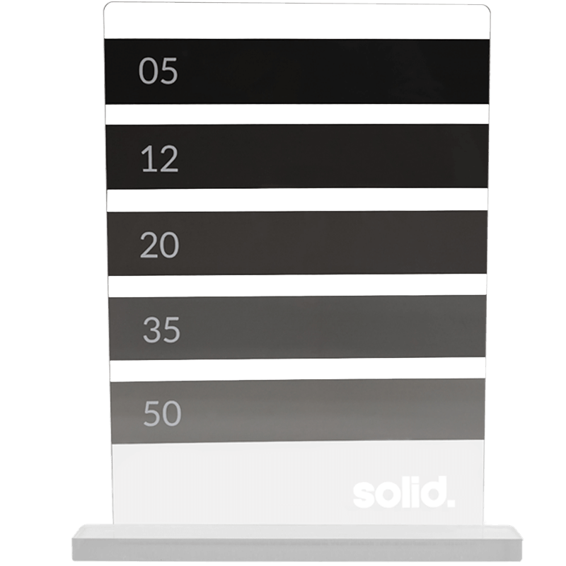 solid.Acryl Tischaufsteller