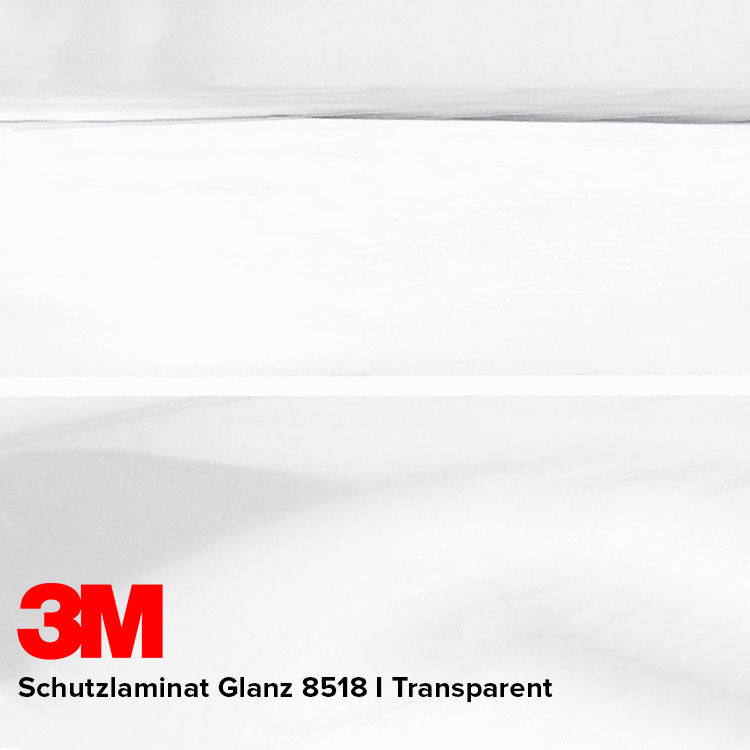 3M Schutzlaminat 8518 Clear Gloss Rolle (50m) 122cm Breite     
