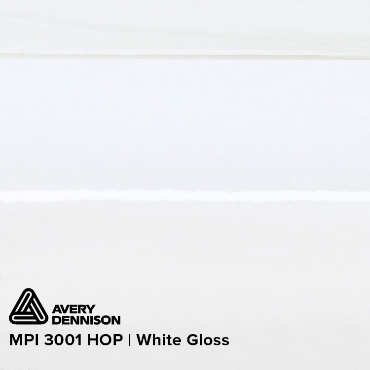 AVERY MPI 3001 HOP White Gloss Rolle (25m) 152cm Breite