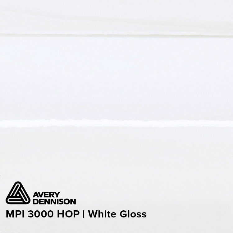 AVERY MPI 3000 HOP White Gloss Rolle (50m) 160cm Breite 