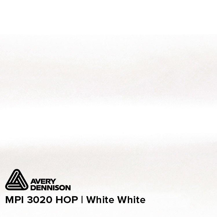 AVERY MPI 3020 HOP White Matt Rolle (50m) 160cm Breite 
