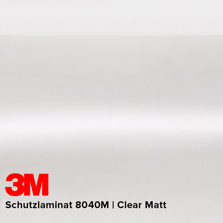 3M Schutzlaminat 8040M Clear Matt Rolle (50m) 137cm Breite