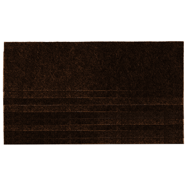 PTFE Nadelfilz braun 10 Stück