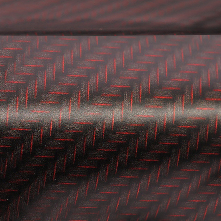 KE Films Satin Carbon Fiber Red