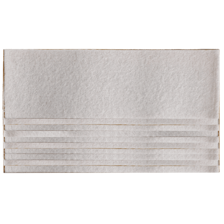 PTFE Nadelfilz weiß 10 Stück