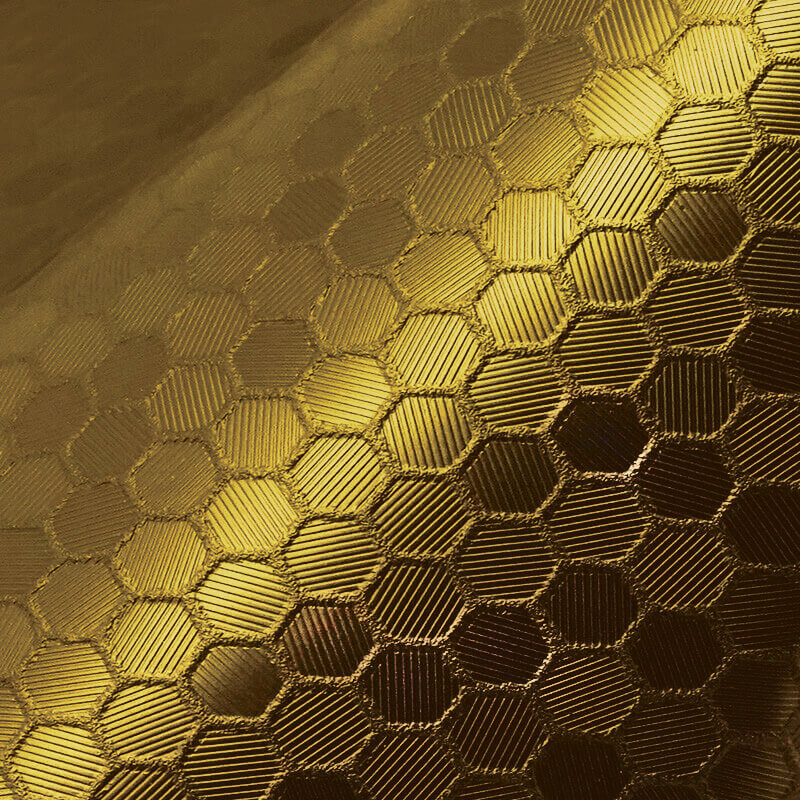 8m Oracal 975HC-091 Honeycomb gold