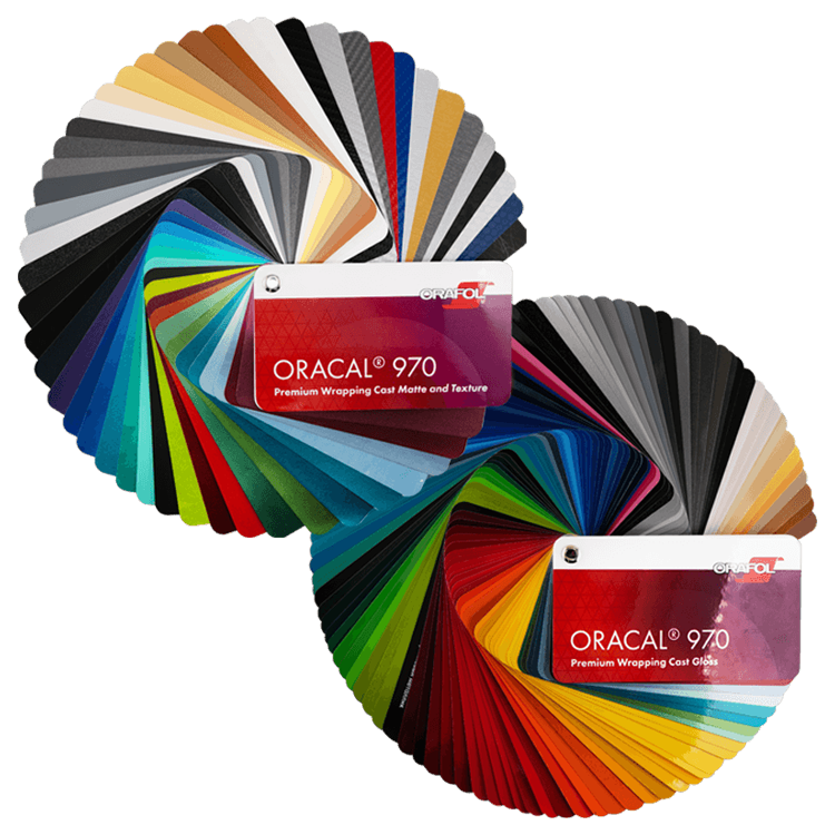 Oracal 970 Serie Farbfächer Set