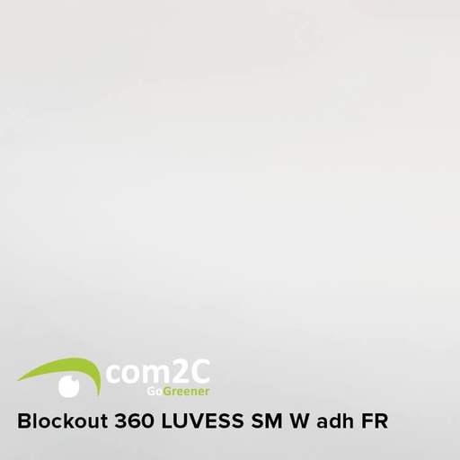 Blockout 360 LUVESS SM W adh FR (Rolle 30m) 128cm Breite
