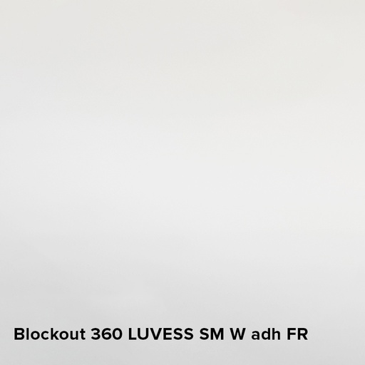 Blockout 360 LUVESS SM W adh FR (Rolle 30m) 128cm Breite