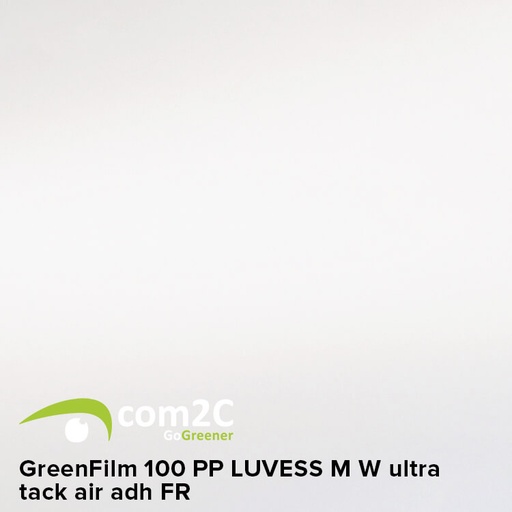 GreenFilm 100 PP LUVESS ultra und grey air ach FR (Rolle 50m) 137cm Breite