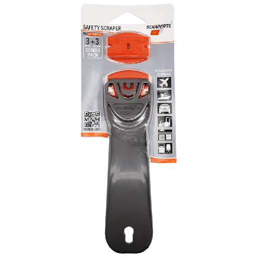 BIG GRIPPER  Schaberhalter inkl. 6 Kunstoffklingen