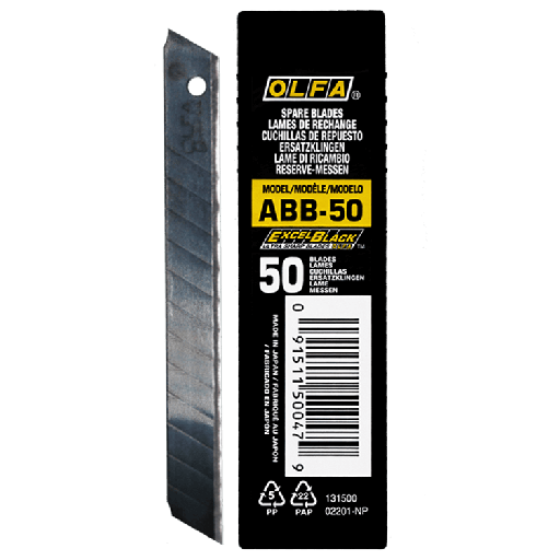 Abbrechklingen OLFA Black 59° 50 Stück