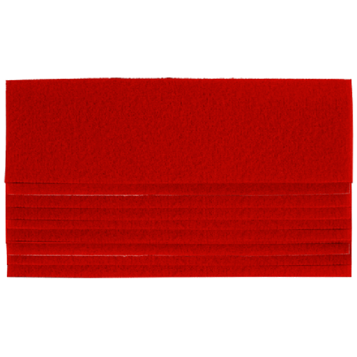 Nadelfilz rot 10 Stück