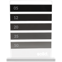solid.Acryl - Tischaufsteller